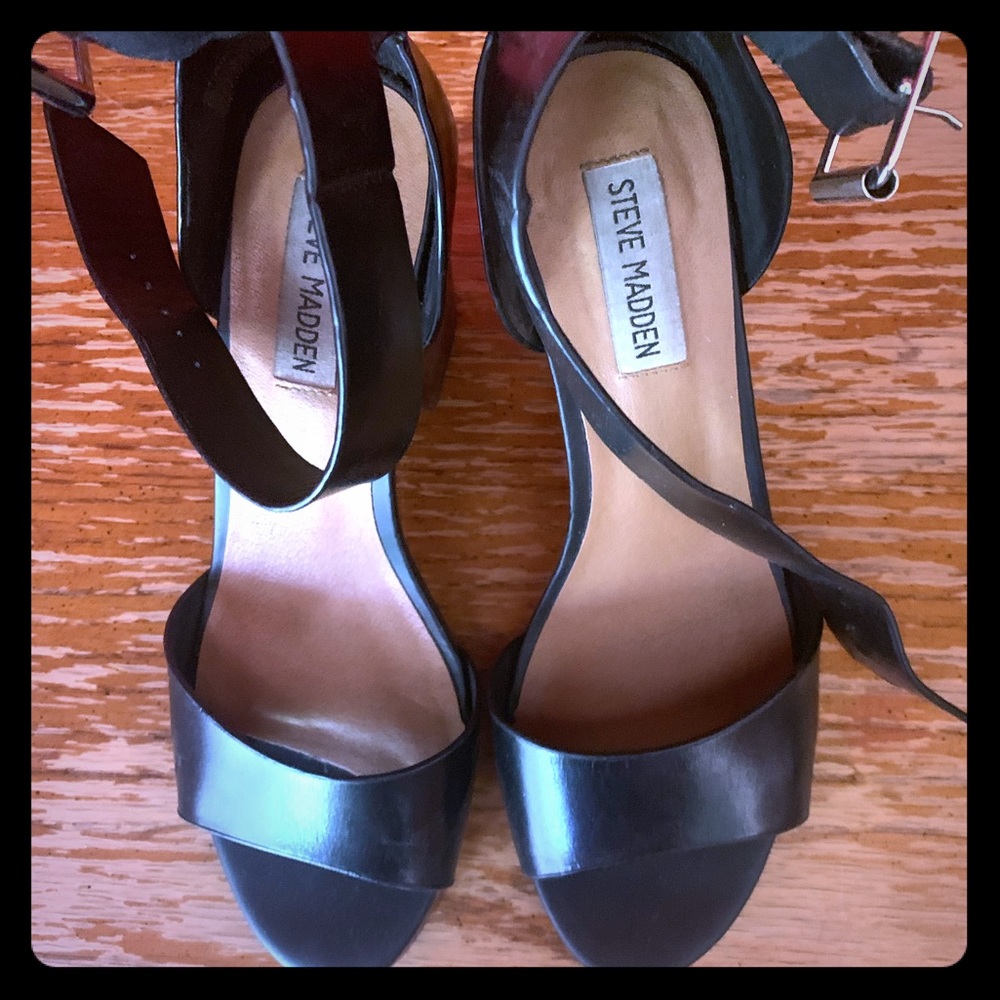 Steve Madden Chucky Heel Black